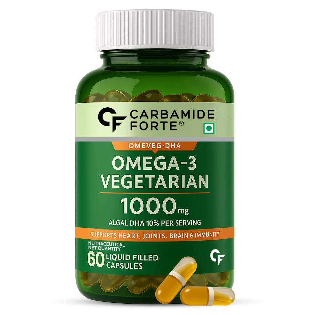 Carbamide Forte Veg Omega 3 Algal DHA 1000mg Capsules 60 – Ayurvedic Herb