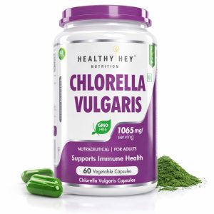 HealthyHey Chlorella Vulgaris 1065mg Tablets 60 – Chlorella vulgaris
