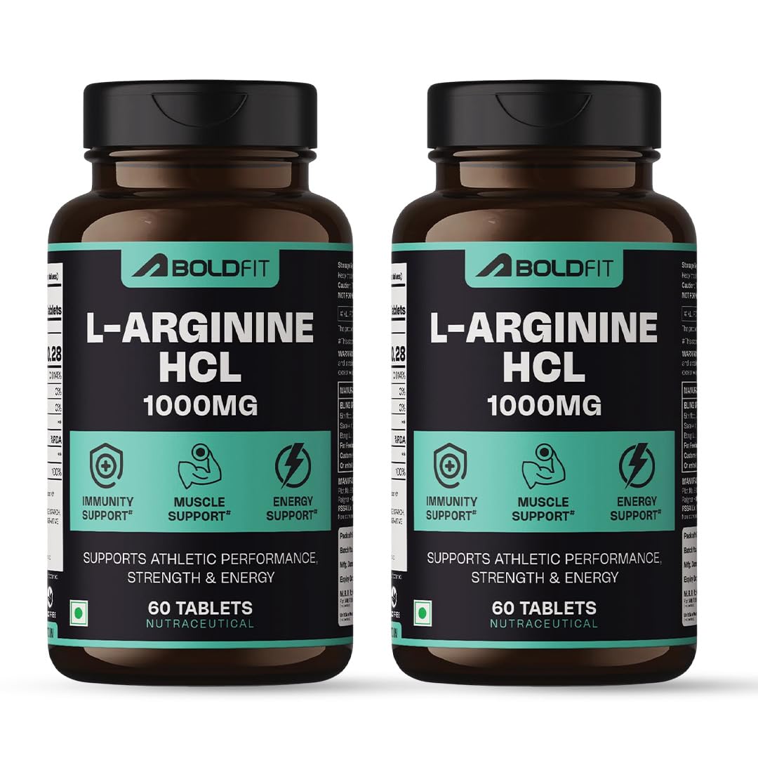 Boldfit L-Arginine 1000mg Tablets 60 – Amino Acid