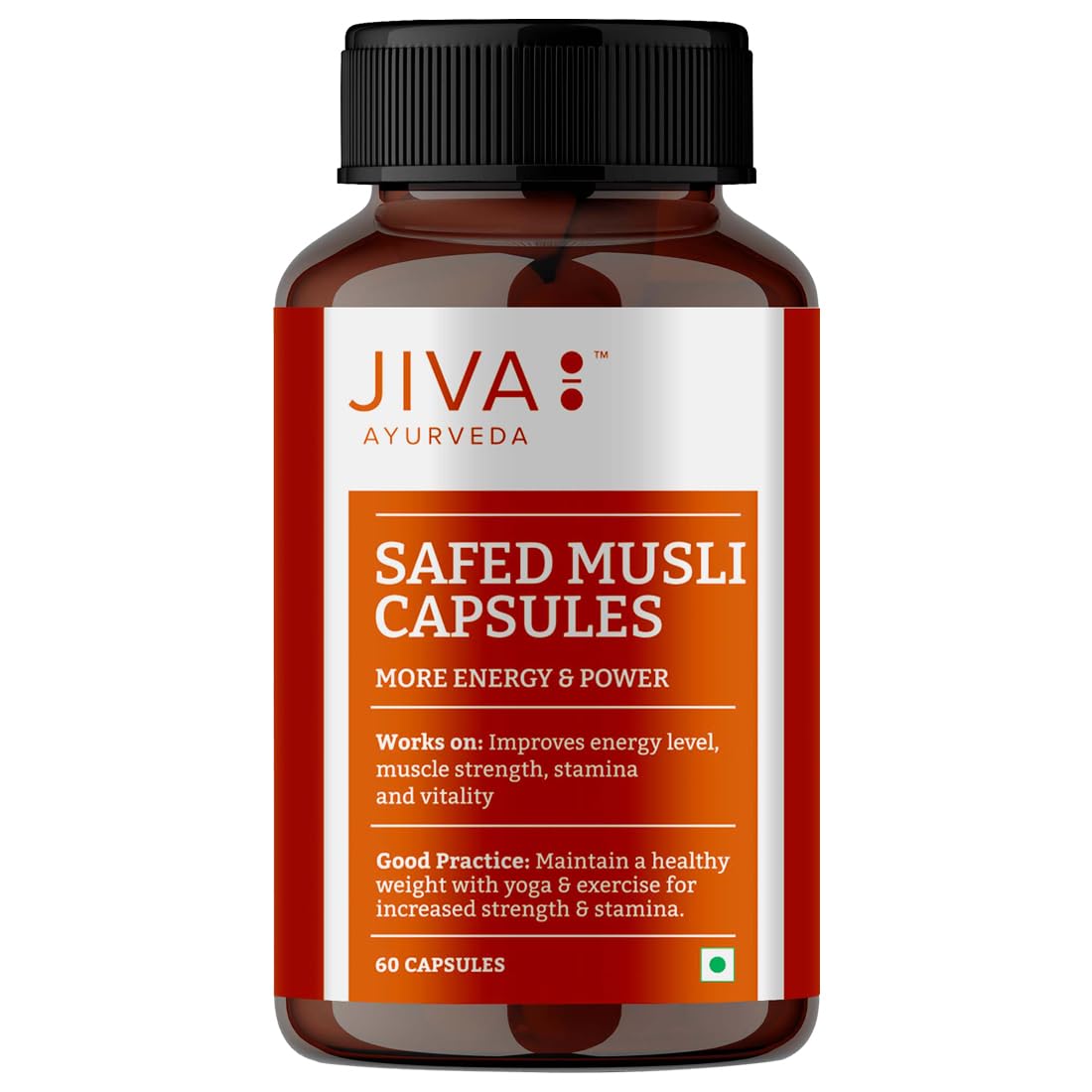 Jiva Safed Musli Capsules 60 – Chlorophytum borivilianum
