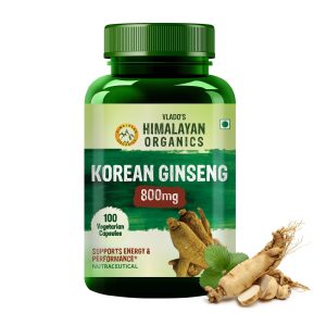 Himalayan Organics Korean Red Panax Ginseng 1000mg Capsules – Panax ginseng