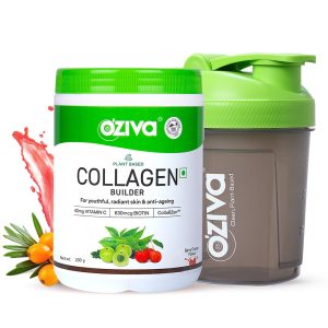 OZiva Plant Collagen Builder with Vitamin C Capsules 250g – Vitamin Supplement
