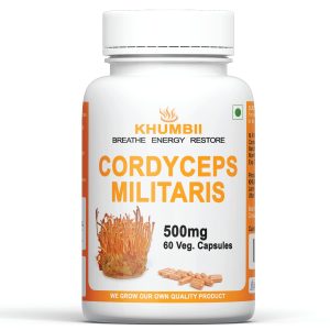 KHUMBII Cordyceps Militaris 500mg Capsules 60 – Cordyceps militaris
