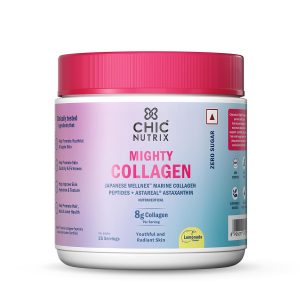 Chicnutrix Marine Collagen 8000mg Capsules – Ayurvedic Herb