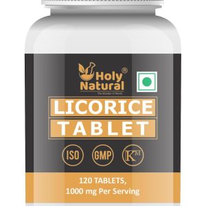 Holy Natural Licorice Root Tablets 120 – Glycyrrhiza glabra