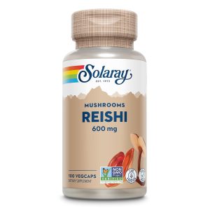 Solaray Reishi Mushroom 600mg Capsules 100 – Ganoderma lucidum