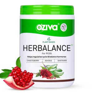 OZiva Plant-Based HerBalance Tablets – Ayurvedic Herb