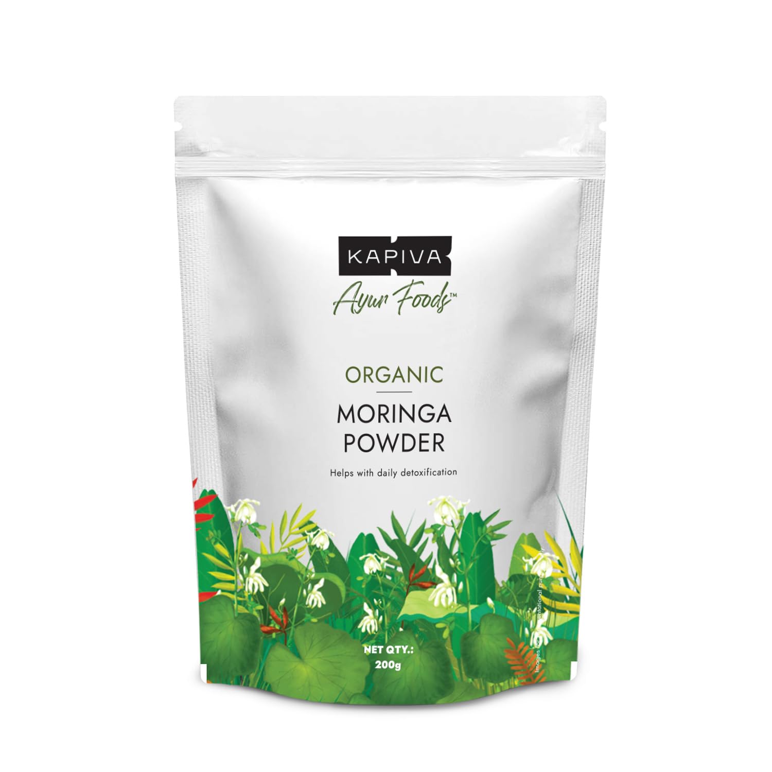Kapiva Certified Organic Moringa Powder 200g – Moringa oleifera