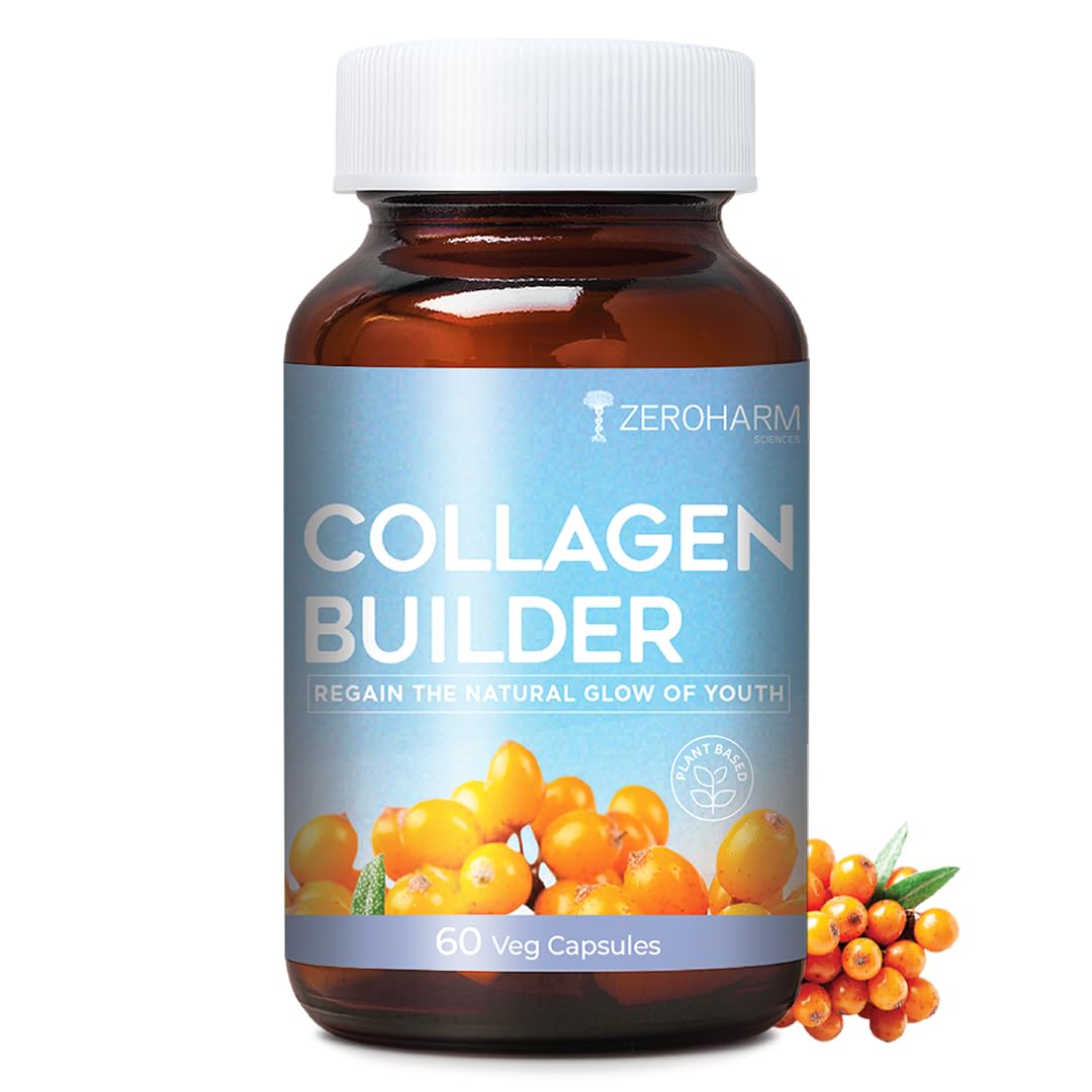 ZeroHarm Collagen Builder with Sea Buckthorn & Bamboo Tablets – Ayurvedic Herb