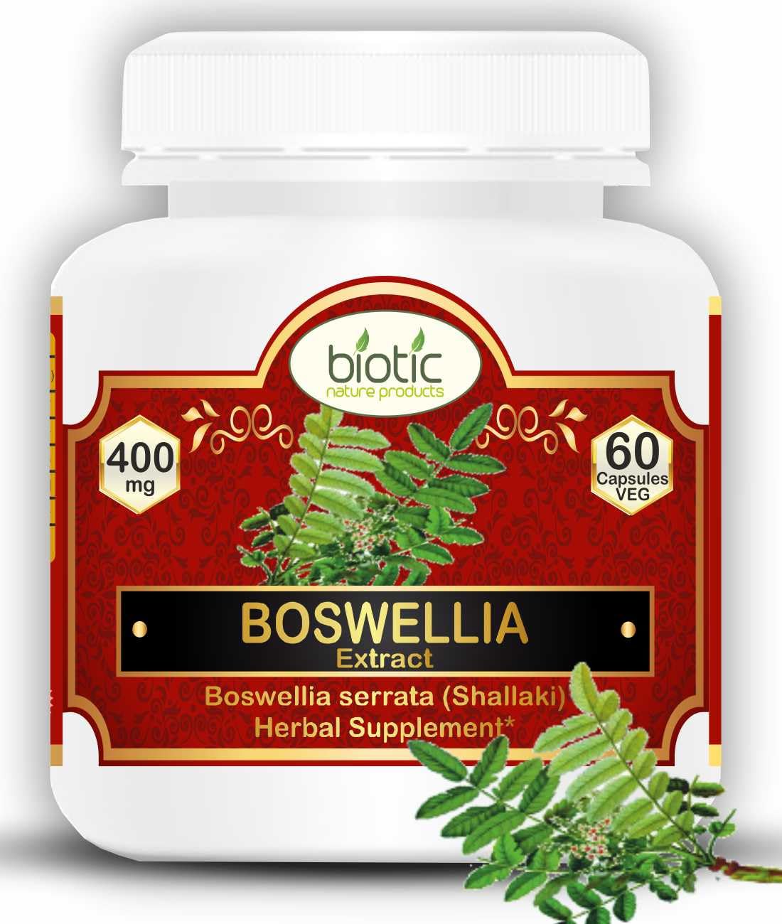 Biotic Boswellia Serrata Extract Capsules 60 – Boswellia serrata