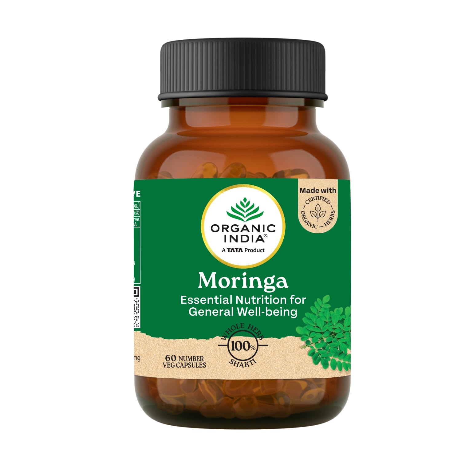 Organic India Moringa Capsules 60 – Moringa oleifera