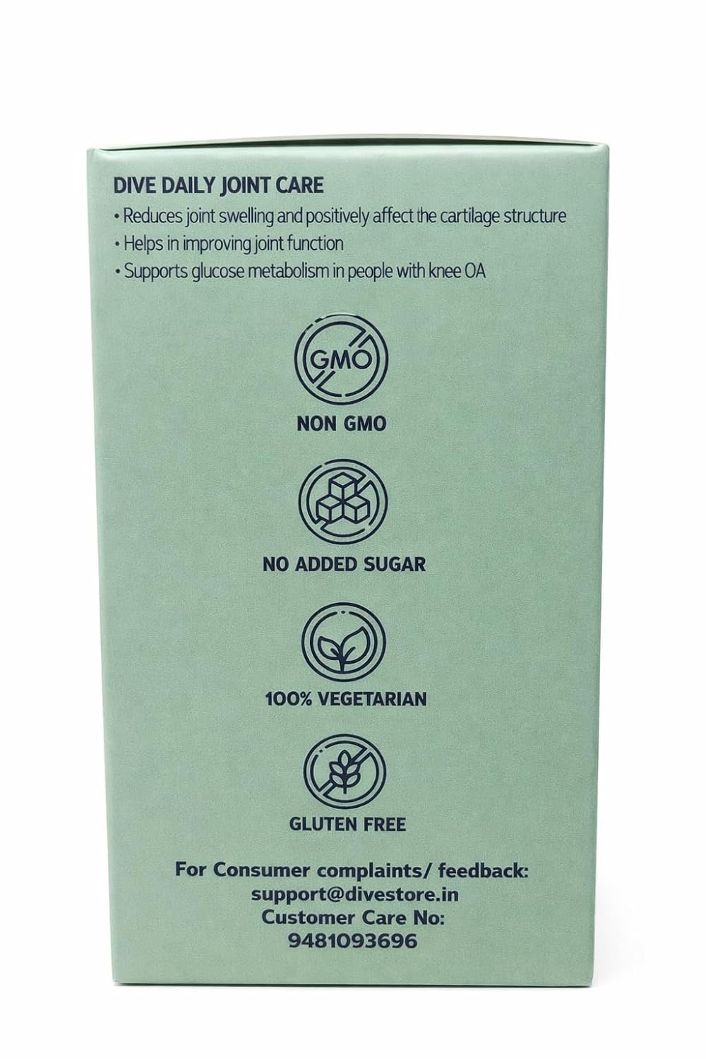 Dive Daily Joint Care with Glucosamine Sulphate 500mg Tablets – Ayurvedic Herb