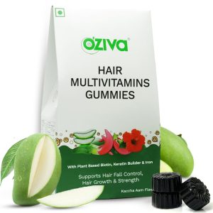OZiva Biotin Hair Multivitamin Gummies 30 – Vitamin Supplement