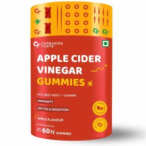 Carbamide Forte Apple Cider Vinegar Gummies with Vitamin D & E Gummies 60 – Vitamin Supplement