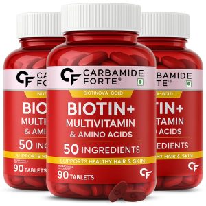Carbamide Forte Biotin with 50 Multivitamins 10000mcg Tablets – Vitamin Supplement