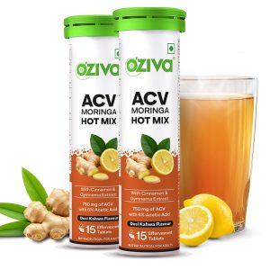 OZiva ACV + Moringa Effervescent Tablets – Moringa oleifera