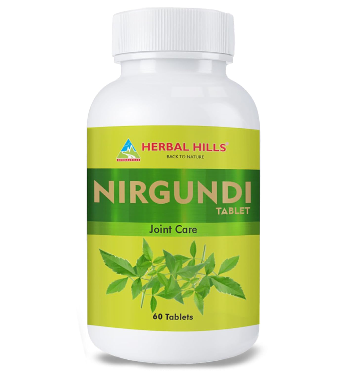 Herbal Hills Nirgundi 500mg Tablets 60 – Vitex negundo
