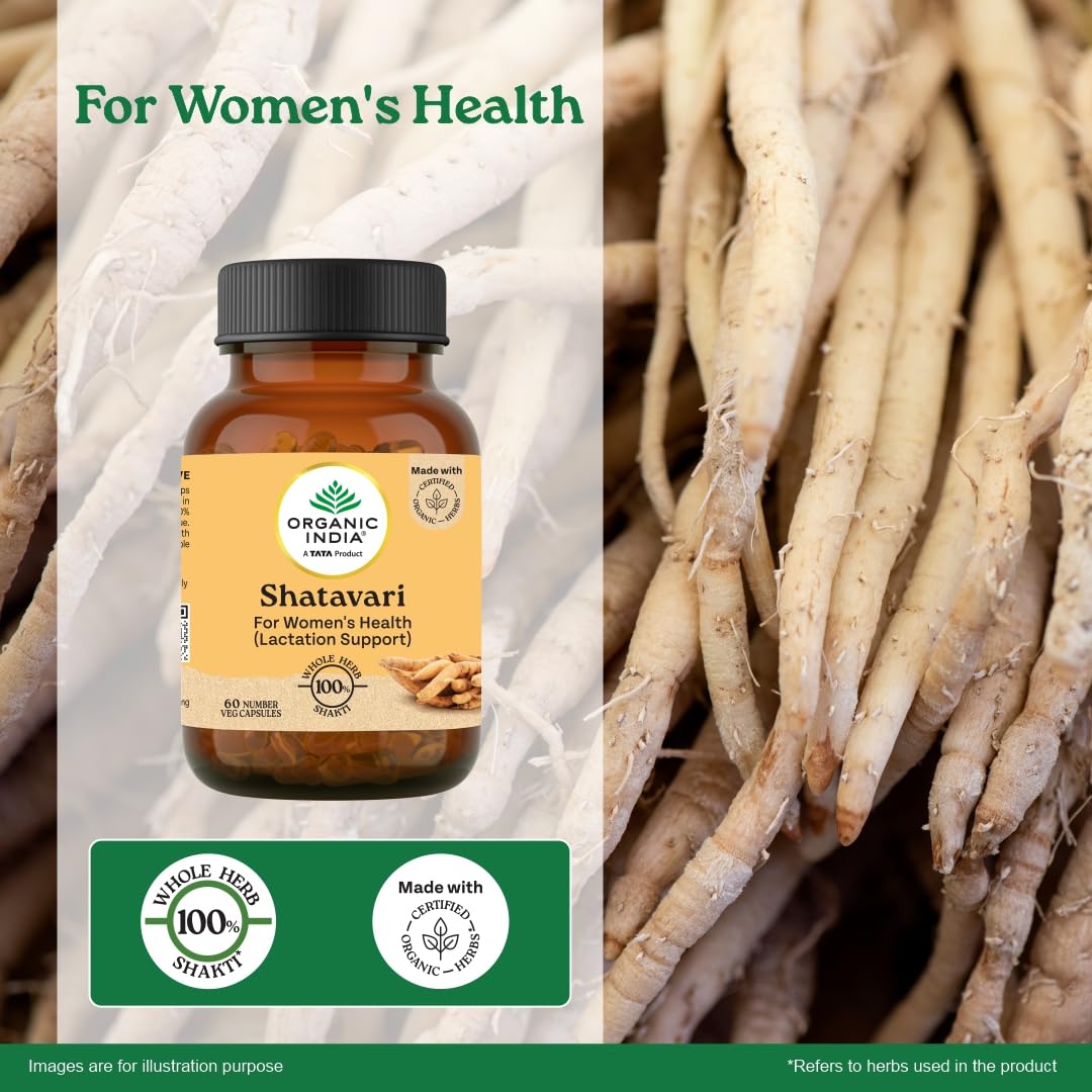 Organic India Shatavari 60 Veg Capsules 60 – Asparagus racemosus