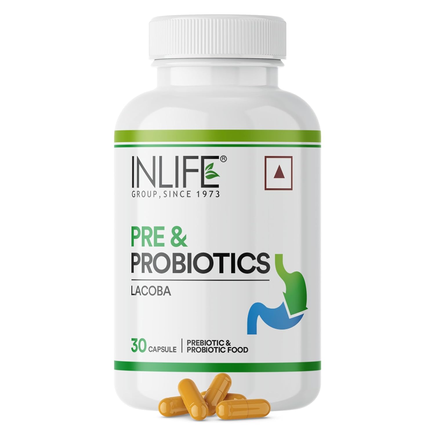 INLIFE Prebiotics and Probiotics Supplement — Capsules 60 – Ayurvedic Herb