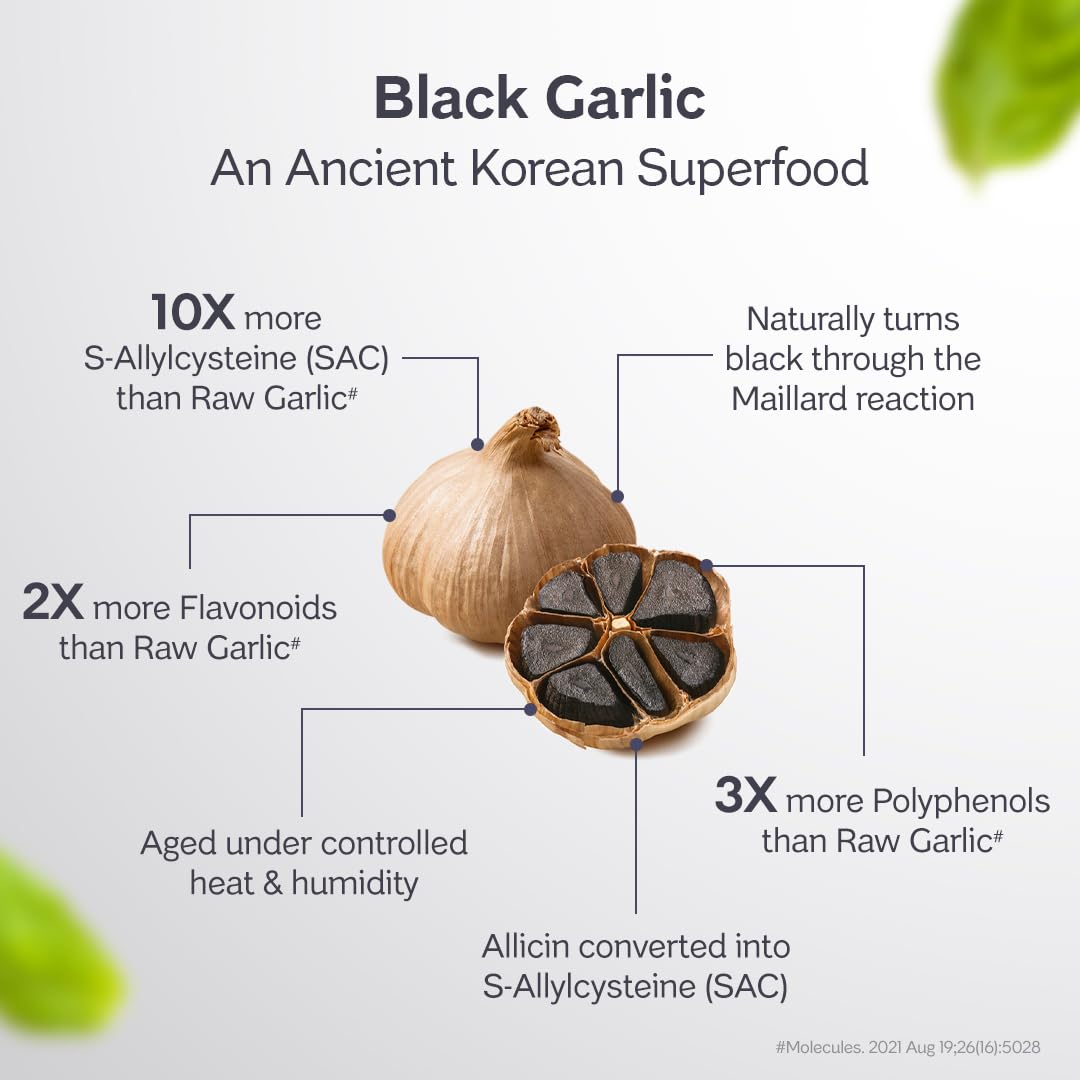 Black Garlic Capsules 60 – Allium sativum