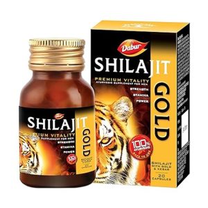 Dabur Shilajit Gold Capsules 20 – Ayurvedic Herb