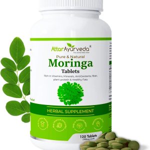 Attar Ayurveda Moringa 500mg Tablets 120 – Moringa oleifera
