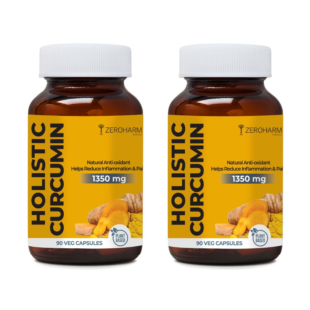 ZEROHARM Curcumin 1350mg Capsules 90 – Curcuma longa
