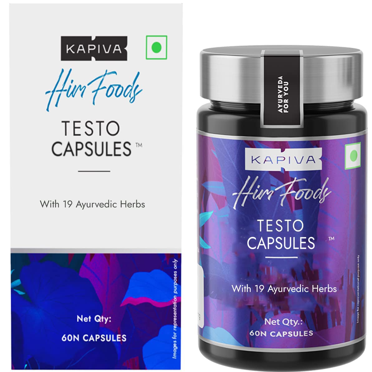 Kapiva Testo with 19 Ayurvedic Herbs Capsules – Withania somnifera