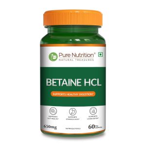 Pure Nutrition Betaine HCL 650mg Capsules 60 – Betaine hydrochloride