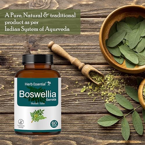 Herb Essential Boswellia Shallaki 500mg Tablets 60 – Boswellia serrata