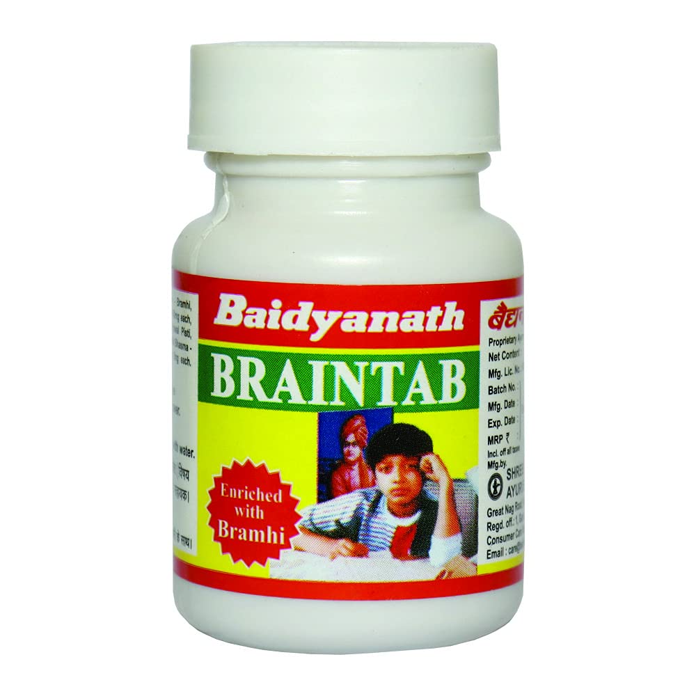 Baidyanath Braintab Tablets 50 – Ayurvedic Herb