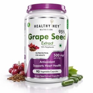HealthyHey Grape Seed Extract 95% Capsules – Vitis vinifera seed