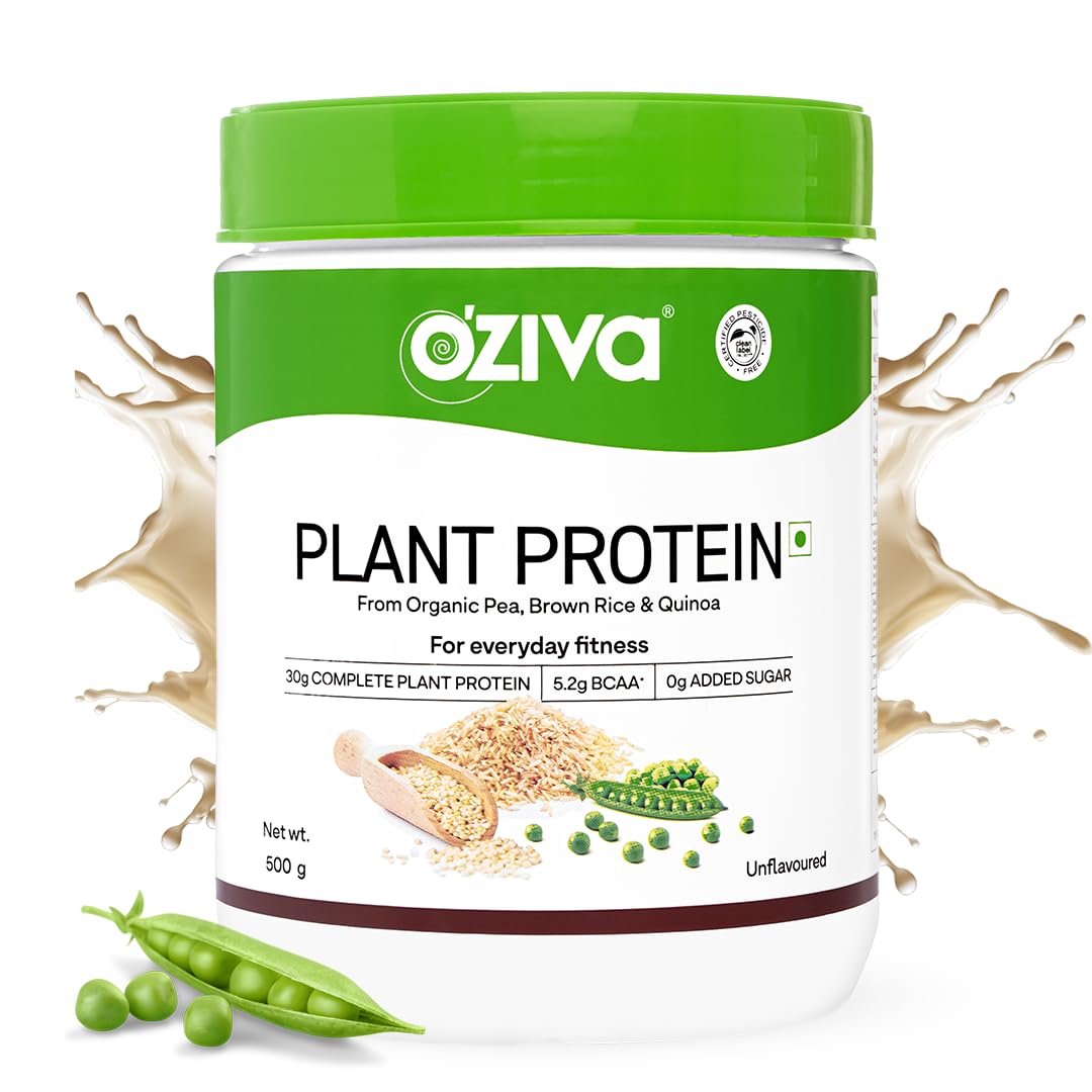 OZiva Plant Protein for Everyday Fitness Capsules 30g – Ayurvedic Herb