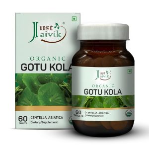 Just Jaivik Gotu Kola Tablets 60 – Centella asiatica