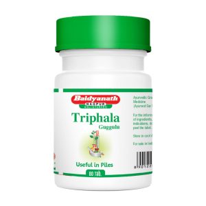 Baidyanath Triphala Guggulu Tablets 80 – Commiphora mukul