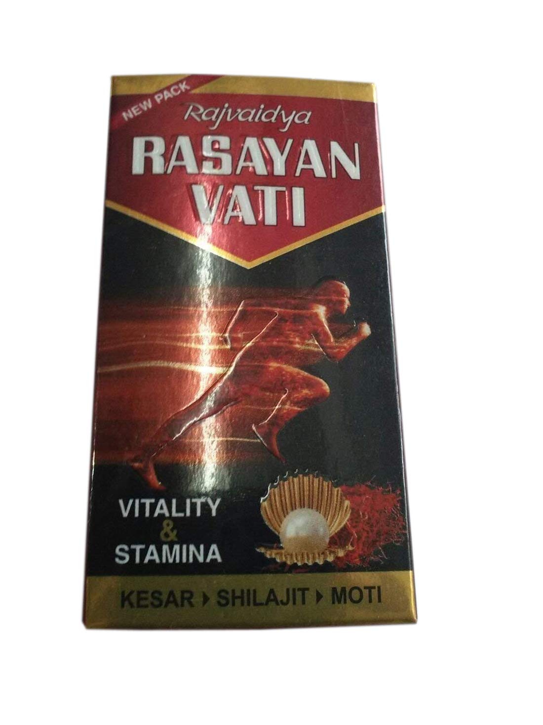 Raj Vaidya Rasayan Vati with Kesar & Shilajit Tablets 30 – Ayurvedic Herb