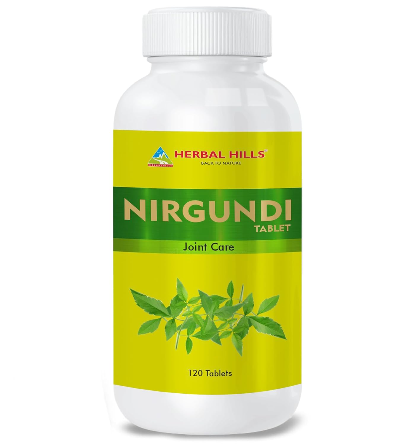 Herbal Hills Nirgundi 500mg Tablets 60 – Vitex negundo
