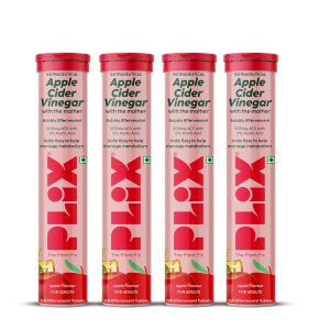 Plix Apple Cider Vinegar Effervescent Tablets with Mother Tablets 15 – Ayurvedic Herb