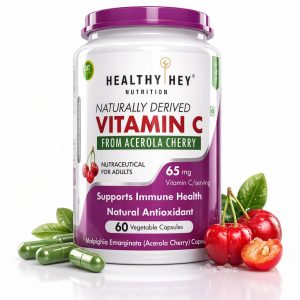 HealthyHey Natural Vitamin C Capsules 60 – Malpighia glabra