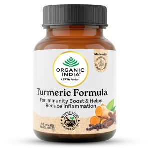 Organic India Turmeric Formula Capsules 60 – Curcuma longa