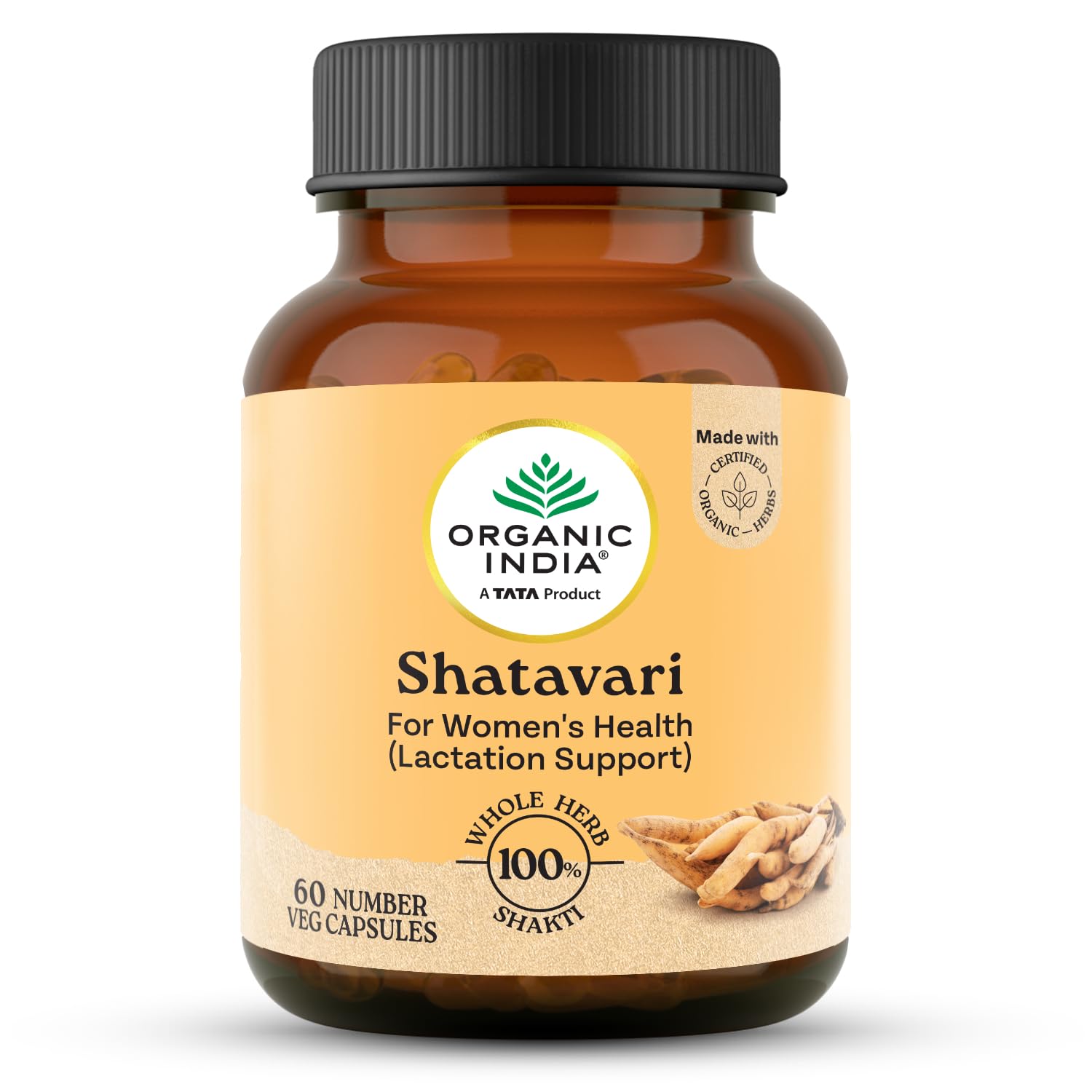 Organic India Shatavari Capsules 60 – Asparagus racemosus
