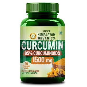 Himalayan Organics Curcumin with Black Pepper 1500mg Capsules 120 – Curcuma longa