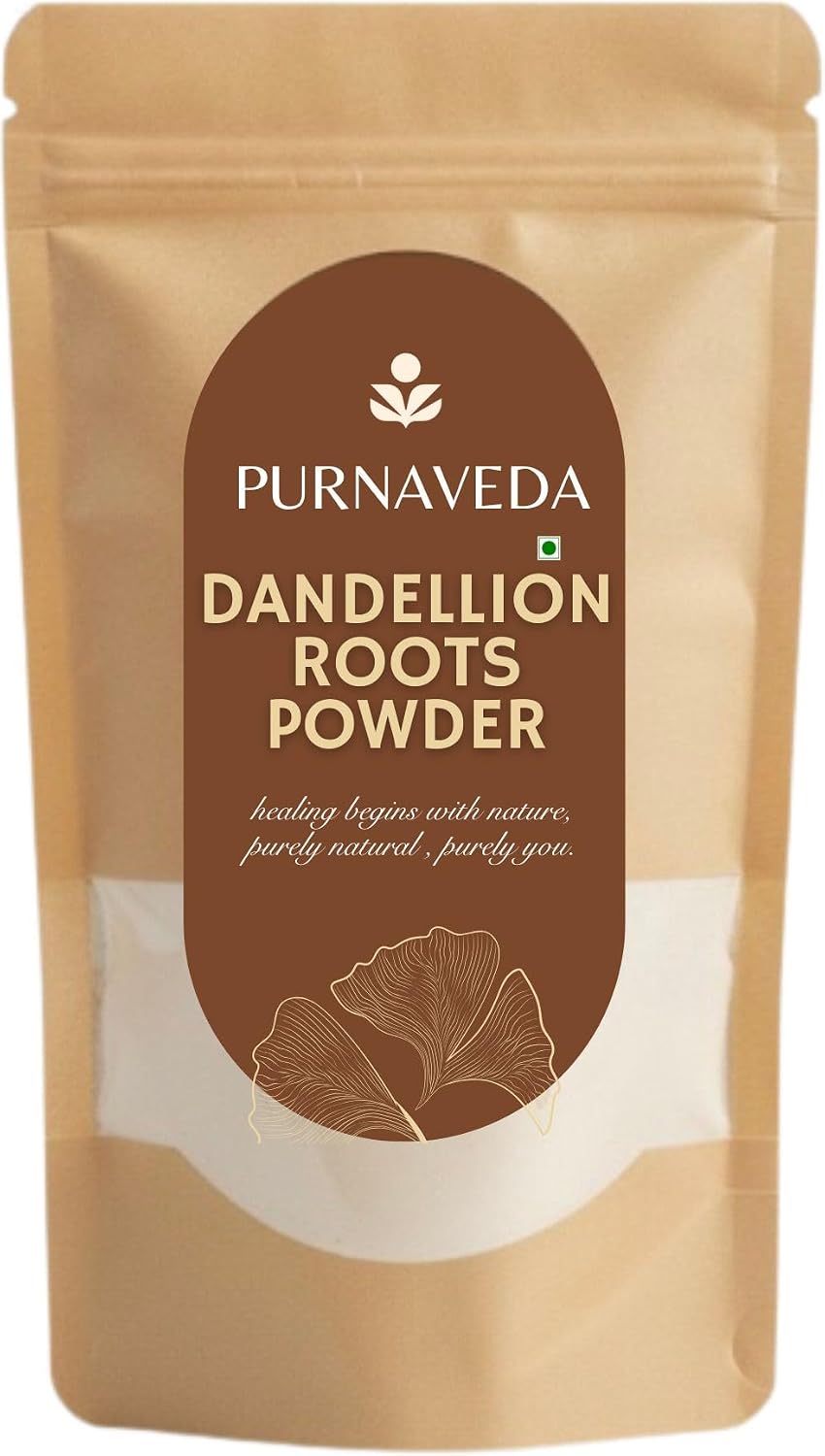 Purnaveda Dandelion Root Powder 100g – Taraxacum officinale