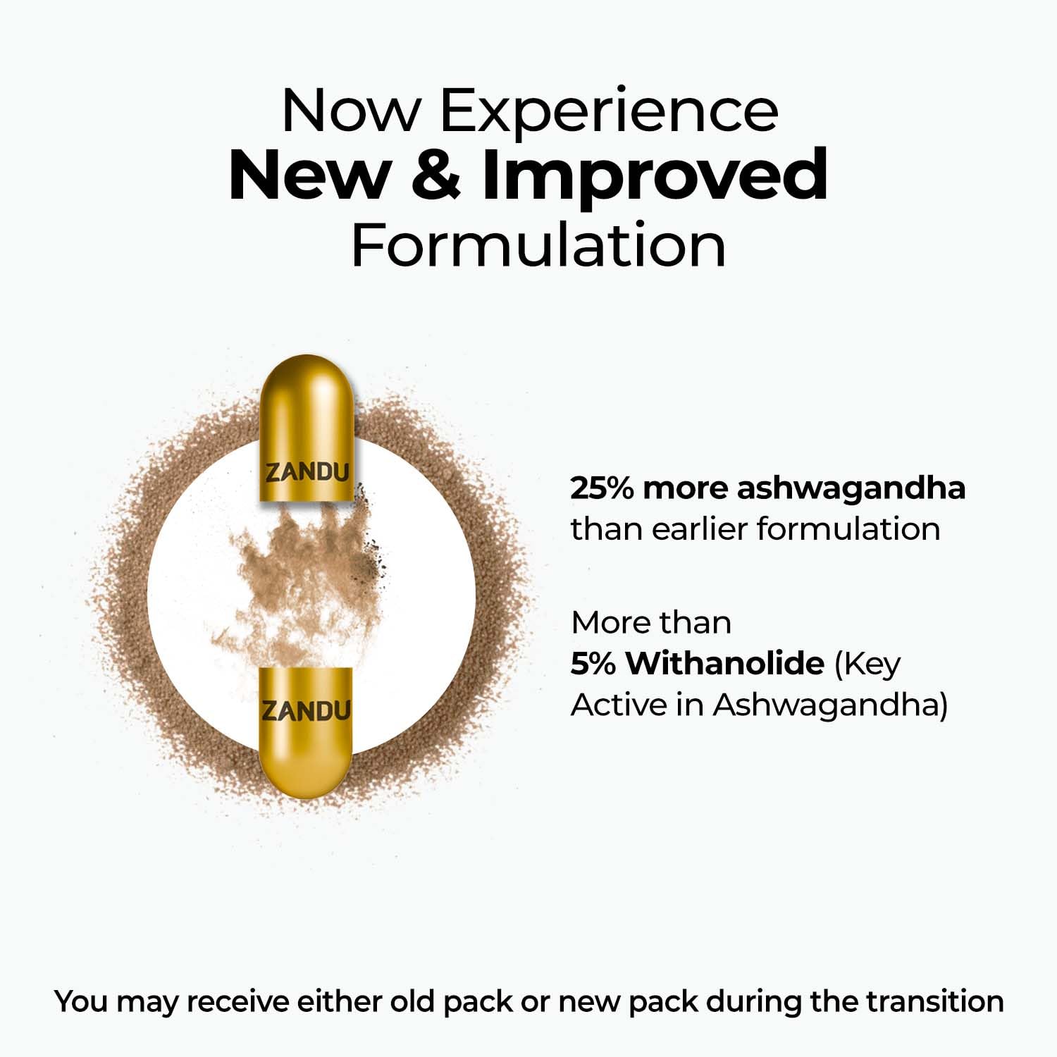 Zandu Ashwagandha Gold Plus Capsules 60 – Withania somnifera