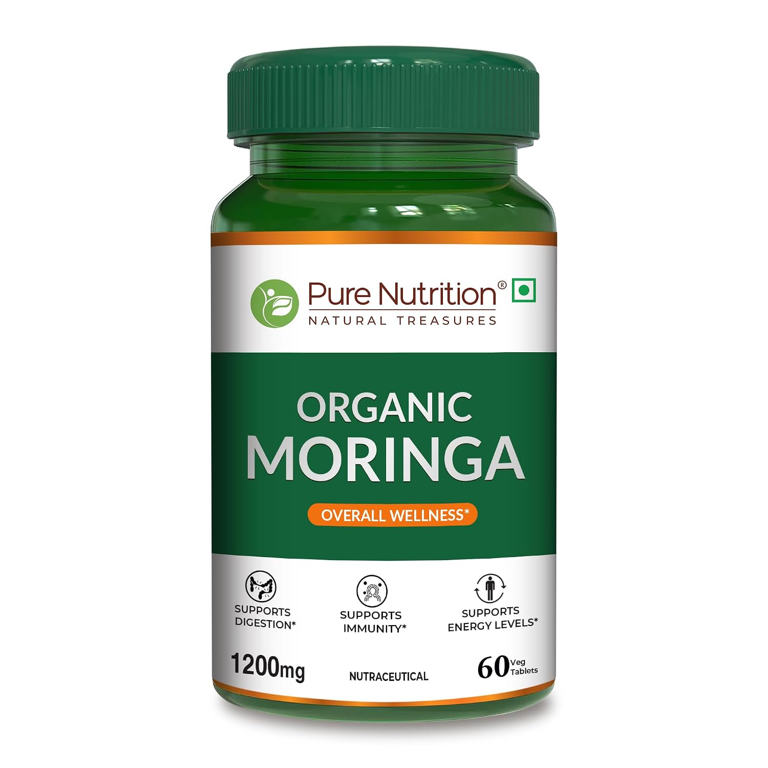 Pure Nutrition Moringa 1200mg Tablets 60 – Moringa oleifera
