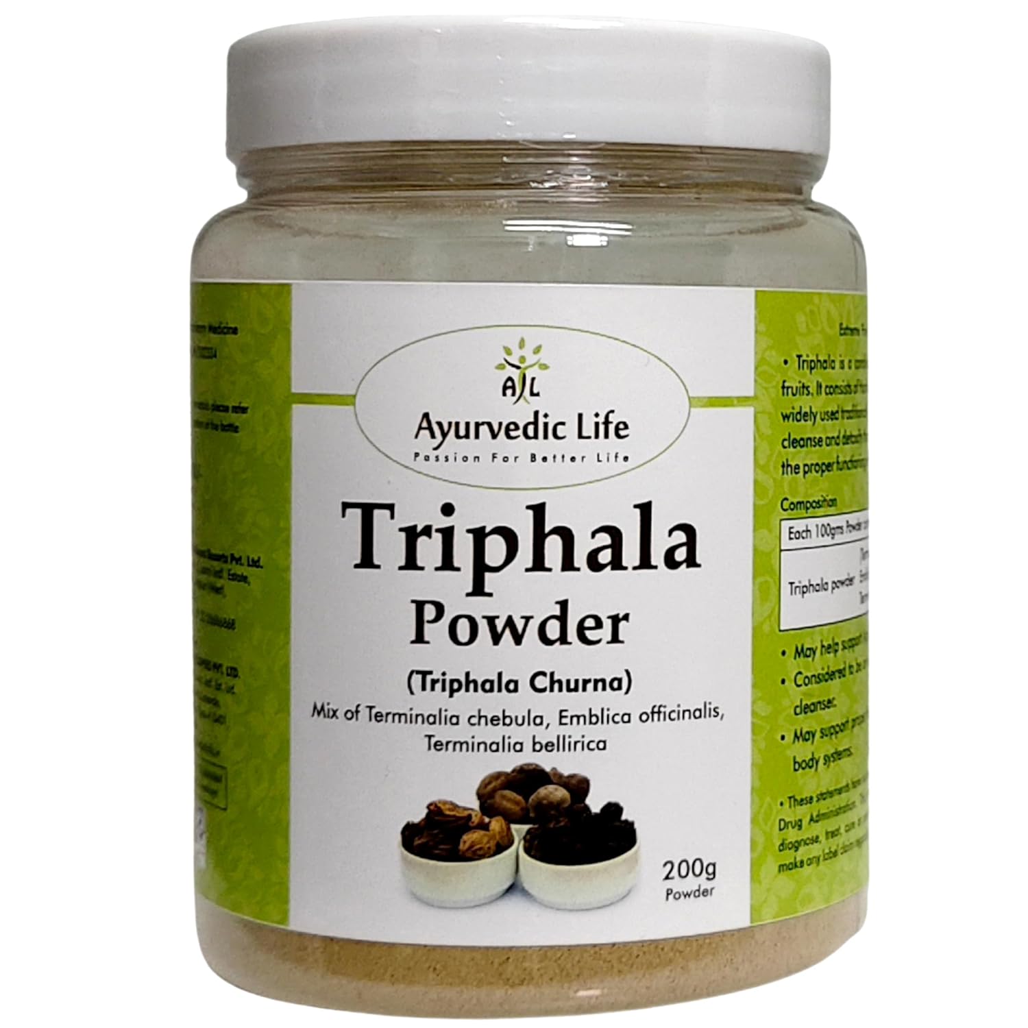 Ayurvedic Life Triphala Churna Powder 200g – Ayurvedic Herb
