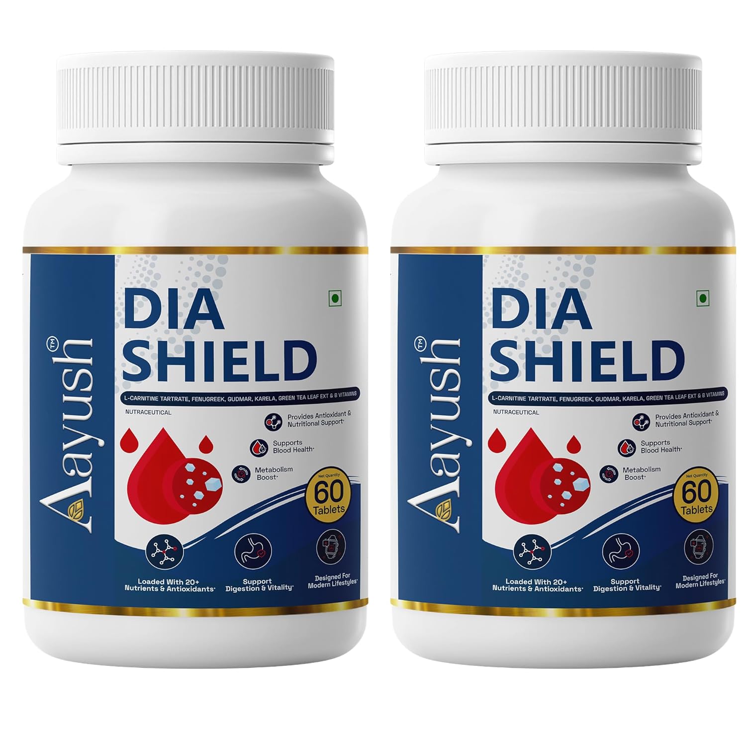 Aayush Dia Shield Tablets 60 – Ayurvedic Herb