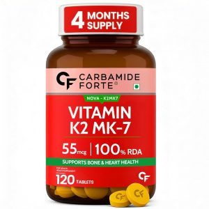 Carbamide Forte Vitamin K2 MK-7 55mcg Tablets 120 – Vitamin Supplement