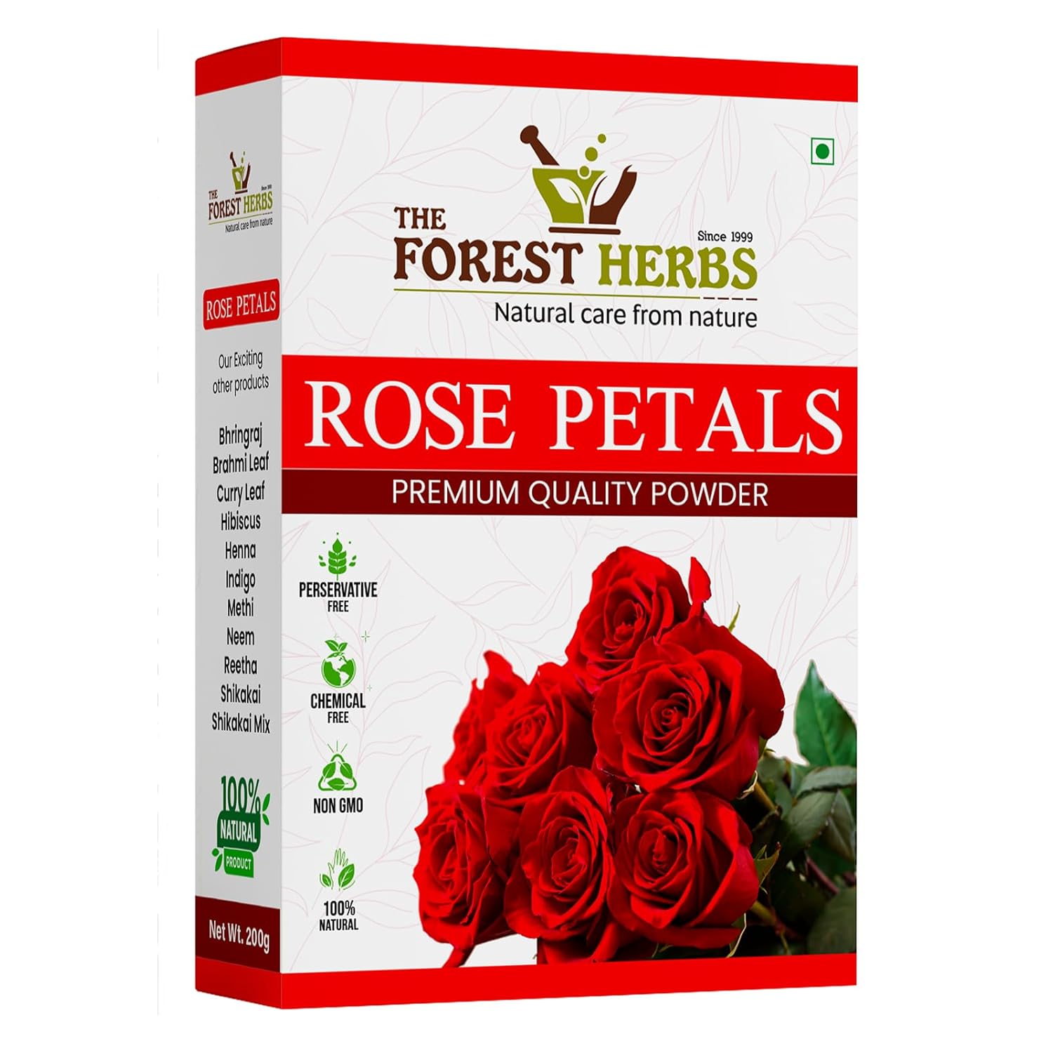 The Forest Herbs Rose Petal Powder 100g – Rosa centifolia