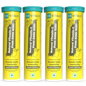 HK Vitals Natural Vitamin C from Amla with Zinc 1300mg Tablets 60 – Vitamin Supplement